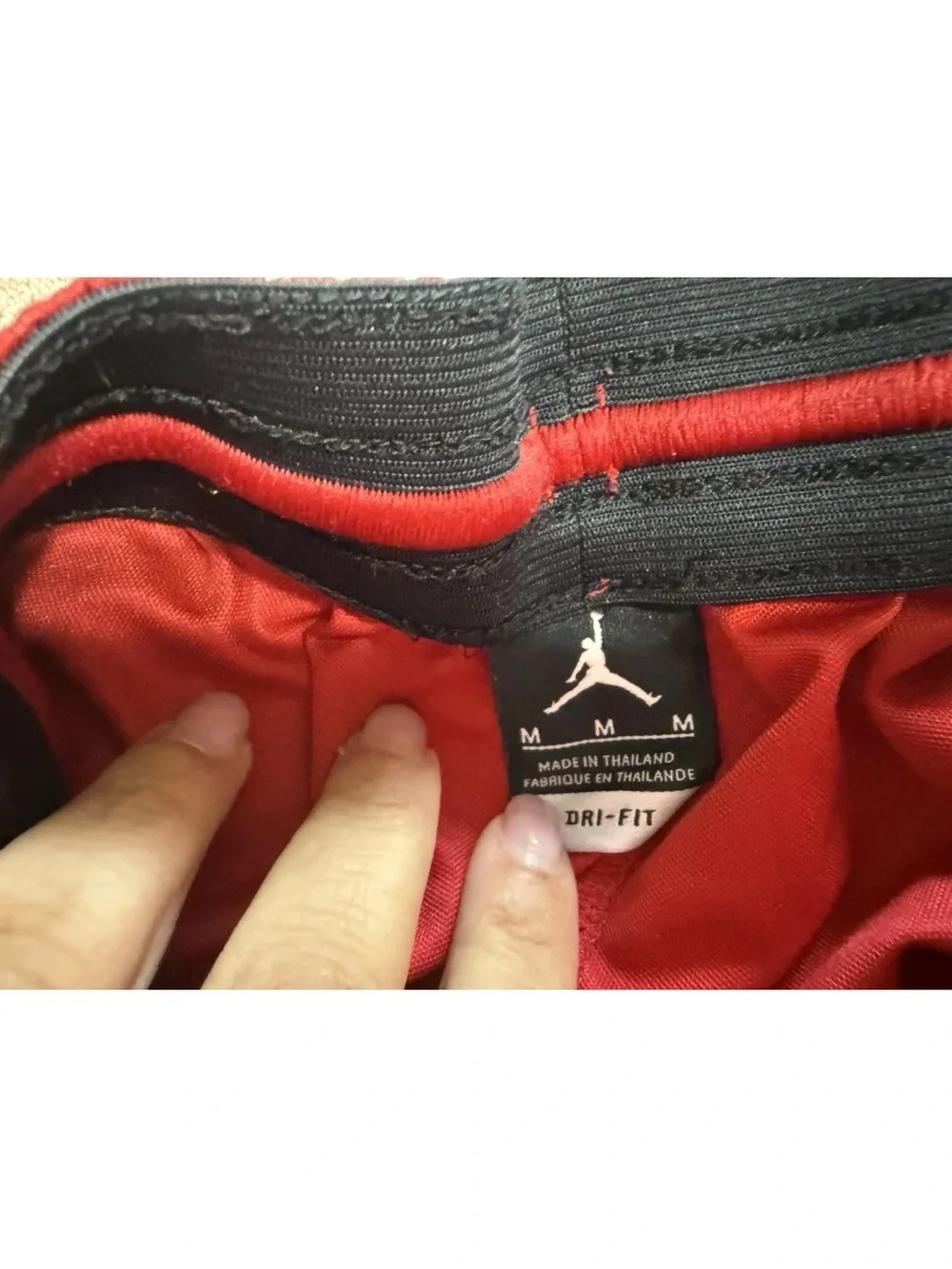 Air Jordan Dri Fit Mens Red Basketball Shorts! Medium 30x11